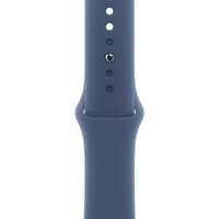 Apple Watch Series 10 42 мм (алюминиевый корпус, серебристый/синий, спортивный силиконовый ремешок M/L) Image #3