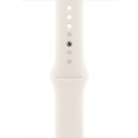 Apple Watch SE 3 44 мм (алюминиевый корпус, звездный свет/звездный свет, спортивный силиконовый ремешок M/L) Image #3