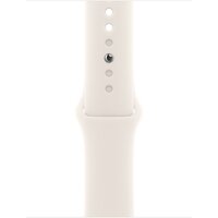 Apple Watch SE 3 40 мм (алюминиевый корпус, звездный свет/звездный свет, спортивный силиконовый ремешок S/M) Image #3