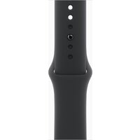 Apple Watch Series 11 46 мм (алюминиевый корпус, черный/черный, спортивный силиконовый ремешок M/L) Image #3