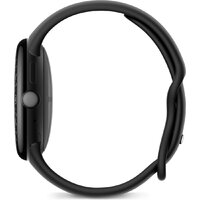 Google Pixel Watch 4 45 мм (черный матовый/обсидиан, спортивный силиконовый ремешок) Image #3