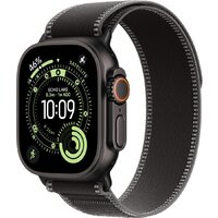 Apple Watch Ultra 3 LTE 49 мм (титановый корпус, черный/черный, нейлоновый ремешок размера S/M)
